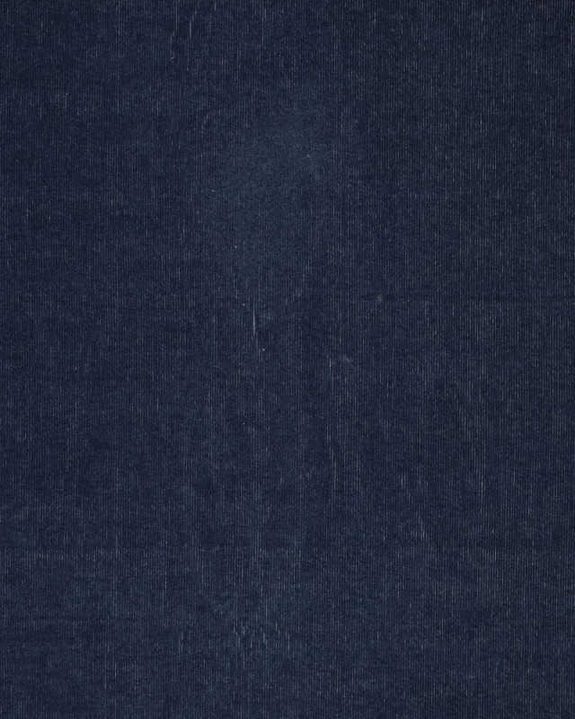 Velours Côtelé Stretch Indigo Aspect Denim - Mercerine