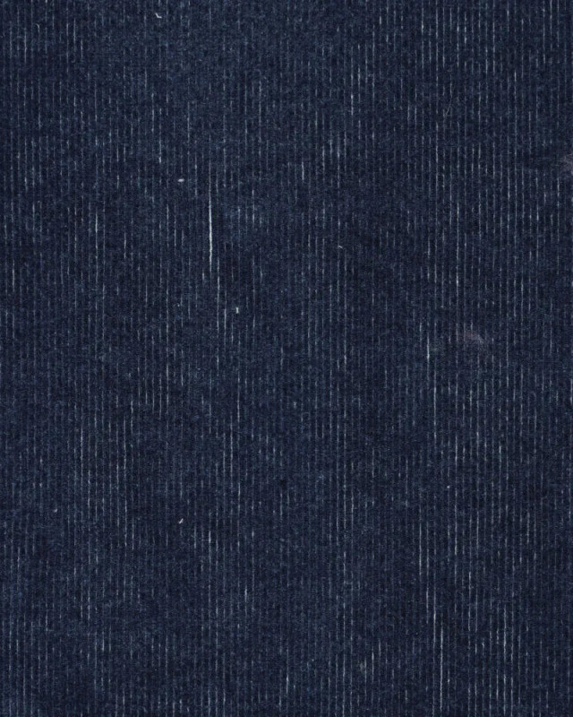 Velours Côtelé Stretch Indigo Aspect Denim - Mercerine