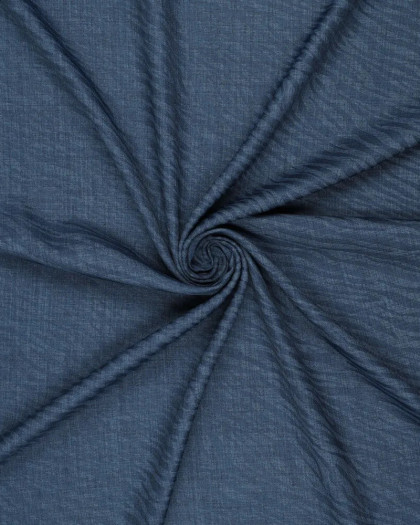 Tissu Chambray Fluide Motif Zèbre Ton Sur Ton - Mercerine