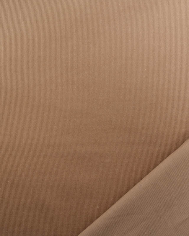Tissu Velours Milleraies Uni Praline - Mercerine