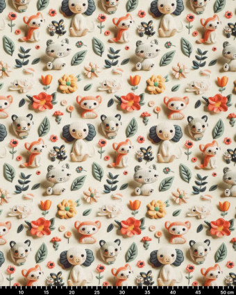 Sweat Imprimé Animaux 3D - Mercerine