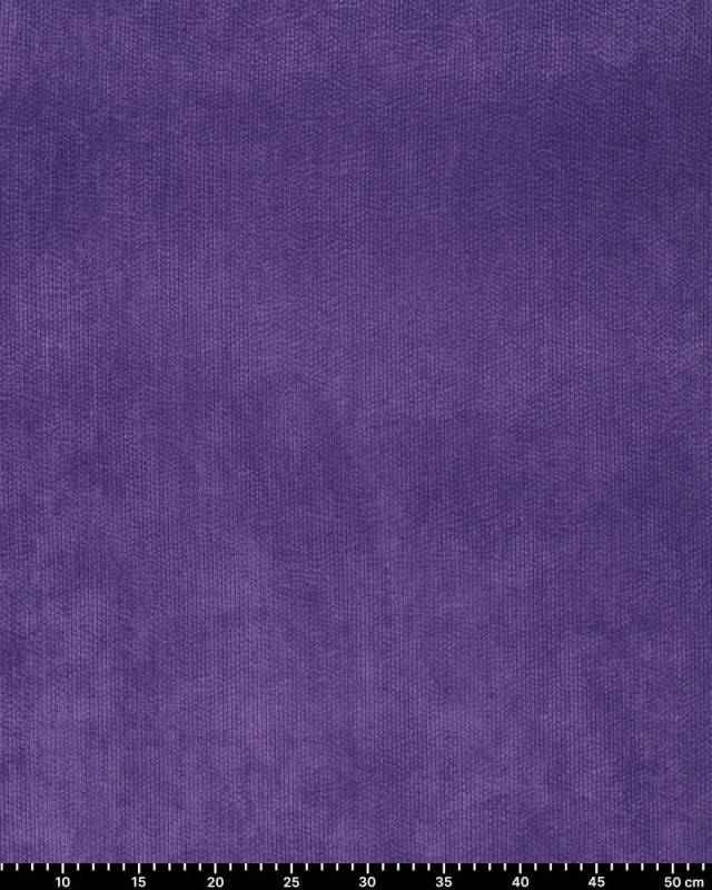 Velours Côtelé Envers Fausse Fourrure Violet - Mercerine
