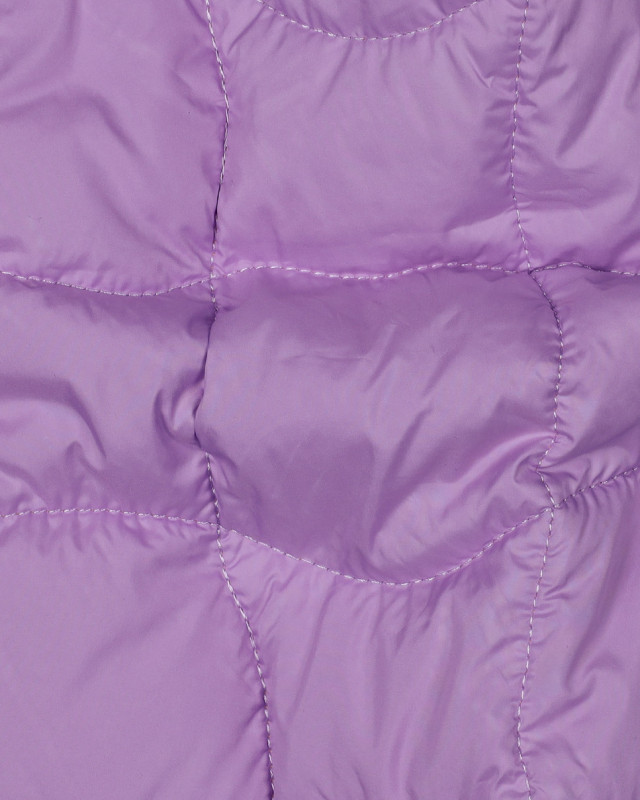 Tissu Matelassé Biface Lilas et Abricot - Mercerine
