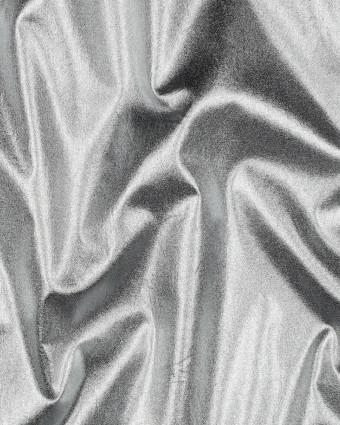 Tissu Coton Métallique Argent - Mercerine