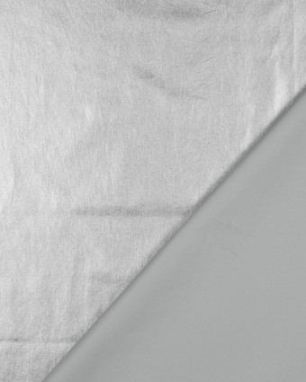 Tissu Coton Métallique Argent - Mercerine