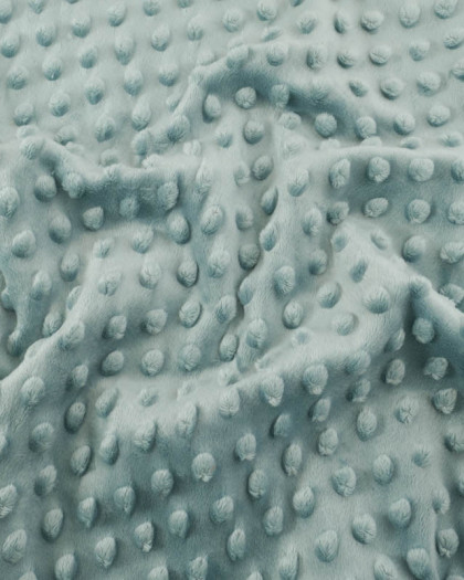 Tissu Minky Bubble Lagon - Mercerine