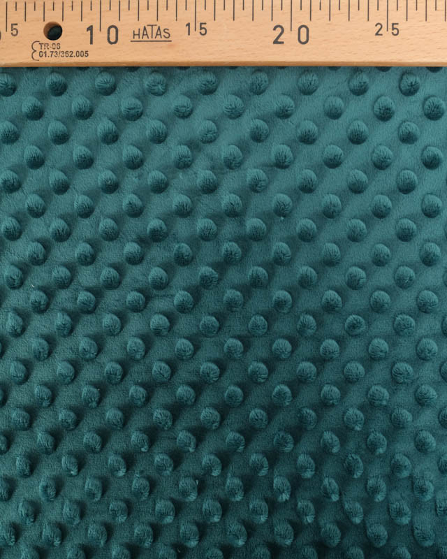 Tissu Minky Bubble Paon - Mercerine