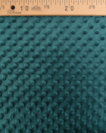 Tissu Minky Bubble Paon - Mercerine