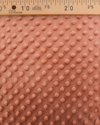 Tissu Minky Bubble Ginger - Mercerine