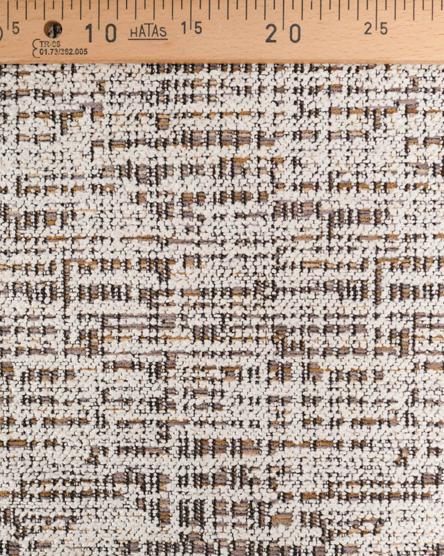 Tissu Jacquard Chenille Effet Chiné - Mercerine
