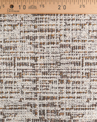 Tissu Jacquard Chenille Effet Chiné - Mercerine