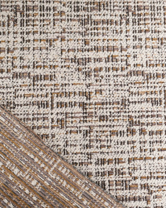 Tissu Jacquard Chenille Effet Chiné - Mercerine
