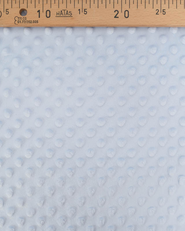 Tissu Minky Bubble Bleu Clair - Mercerine