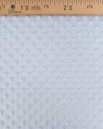Tissu Minky Bubble Bleu Clair - Mercerine