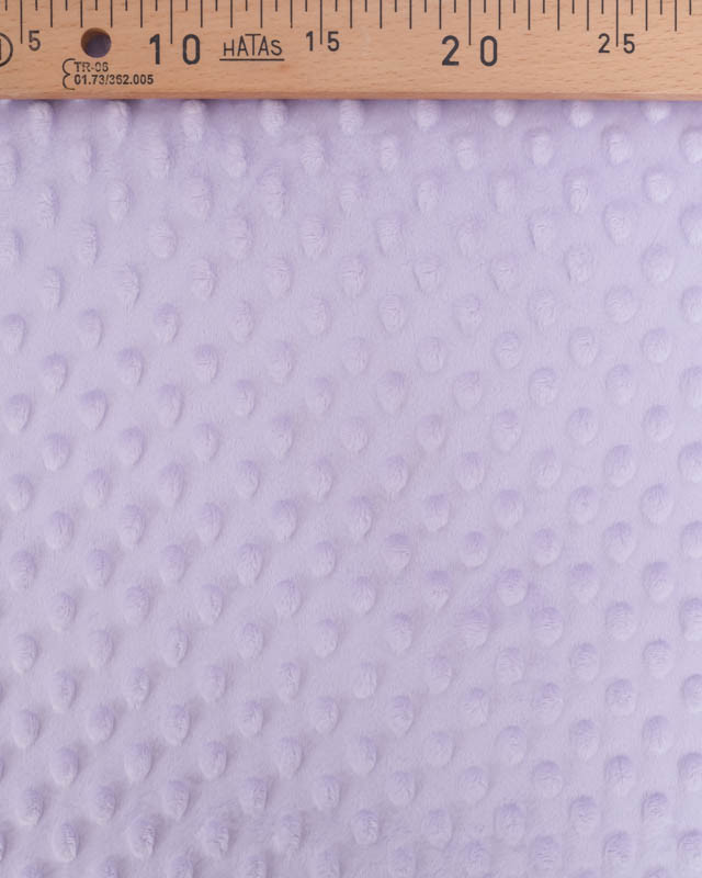Tissu Minky Bubble Lilas - Mercerine
