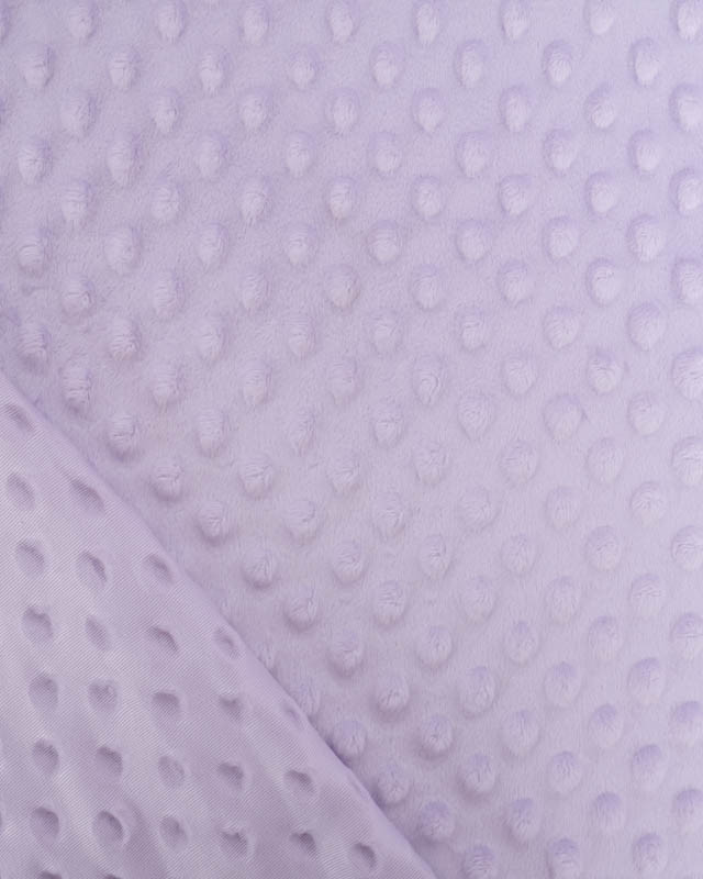 Tissu Minky Bubble Lilas - Mercerine