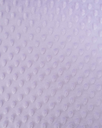Tissu Minky Bubble Lilas - Mercerine