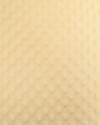 Tissu Minky Bubble Jaune Tendre - Mercerine
