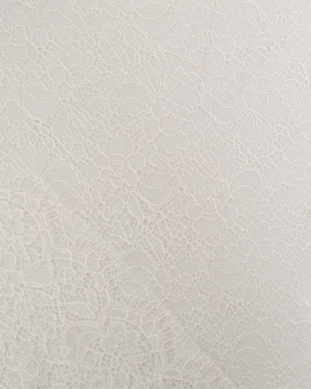Dentelle Fabrication Française Ecrue  Motif Floral - Mercerine