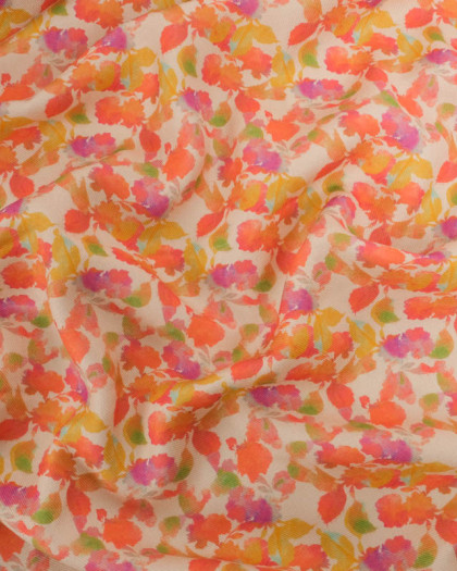 Tissu Viscose Twill Imprimée Mana Multicolore - Mercerine