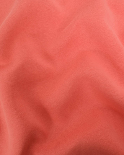 Tissu Sweat Lourd Corail Léo - Mercerine