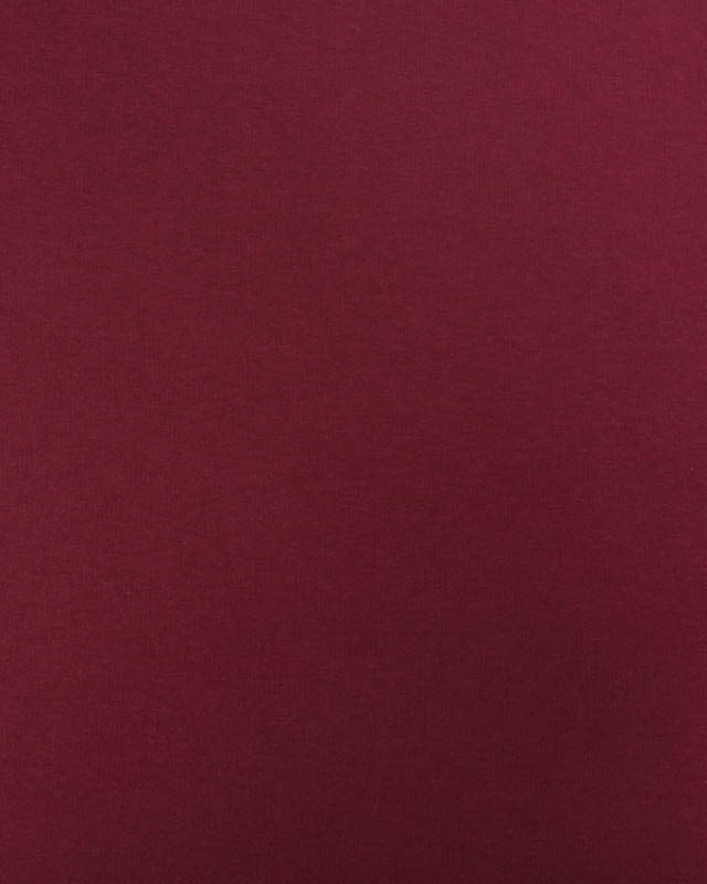 Tissu Sweat Lourd Bordeaux Léo - Mercerine