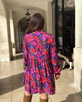 Patron de Blouse-Robe ALBANE - Clematisse Pattern - Mercerine