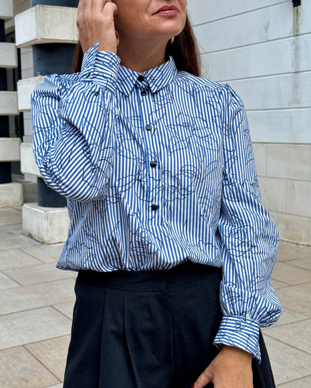 Patron de Blouse-Robe ALBANE - Clematisse Pattern - Mercerine