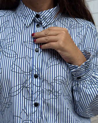 Patron de Blouse-Robe ALBANE - Clematisse Pattern - Mercerine