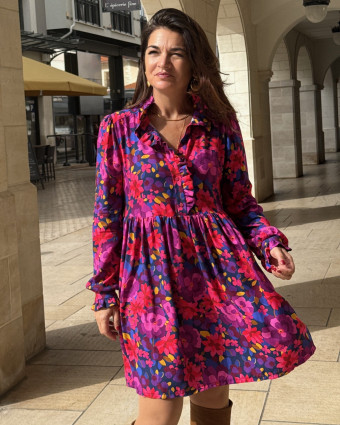 Patron de Blouse-Robe ALBANE - Clematisse Pattern - Mercerine
