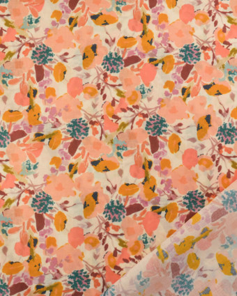 Voile de Coton Mila Sue Rose