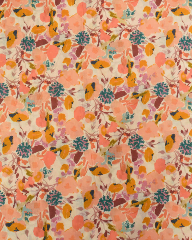 Voile de Coton Mila Sue Rose