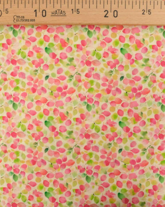 Voile de Coton Mila Olga Rose Vert