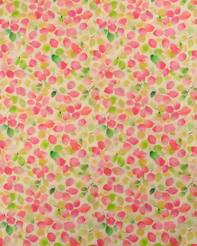 Voile de Coton Mila Olga Rose Vert