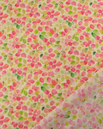 Voile de Coton Mila Olga Rose Vert
