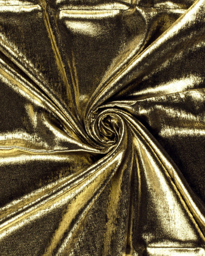Tissu Satin Lamé Or Ancien - Mercerine