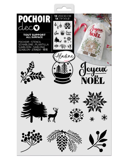 Pochoir Motifs Noël - Aladine - Mercerine