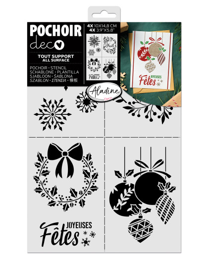 Pochoir Noël Classique - Aladine - Mercerine