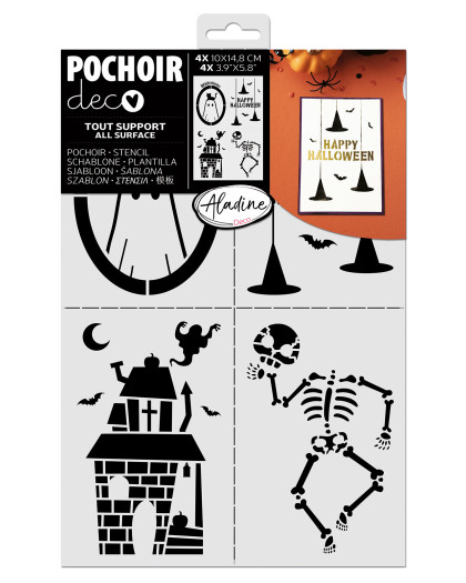 Pochoir Déco Halloween - Aladine - Mercerine
