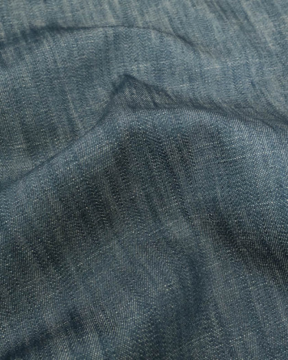 Tissu Jean Lourd Bleu Vintage - Mercerine