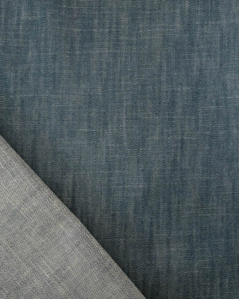 Tissu Jean Lourd Bleu Vintage - Mercerine