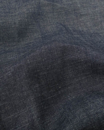 Tissu Jean Lourd Bleu Foncé Effet Chiné - Mercerine