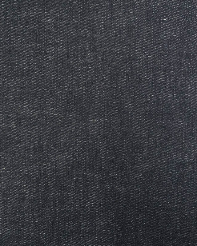 Tissu Jean Lourd Bleu Foncé Effet Chiné - Mercerine
