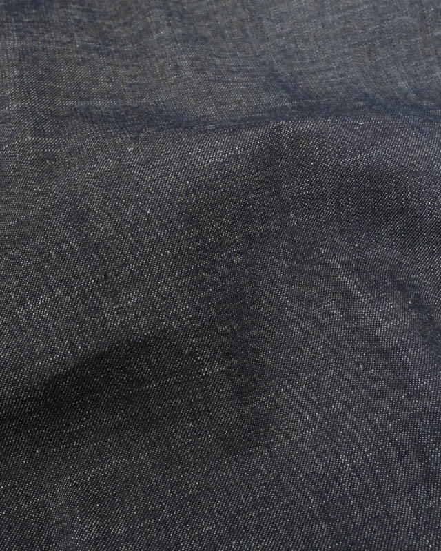 Tissu Jean Lourd Bleu Foncé Effet Chiné - Mercerine