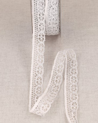 Dentelle Métallique 23mm - 2 Coloris  - Mercerine