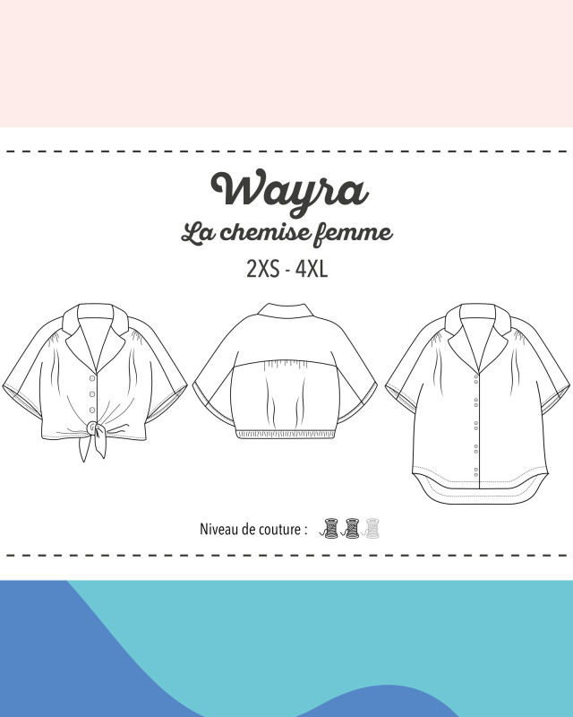 Patron Wayra Femme- Marmaï Patterns - Mercerine