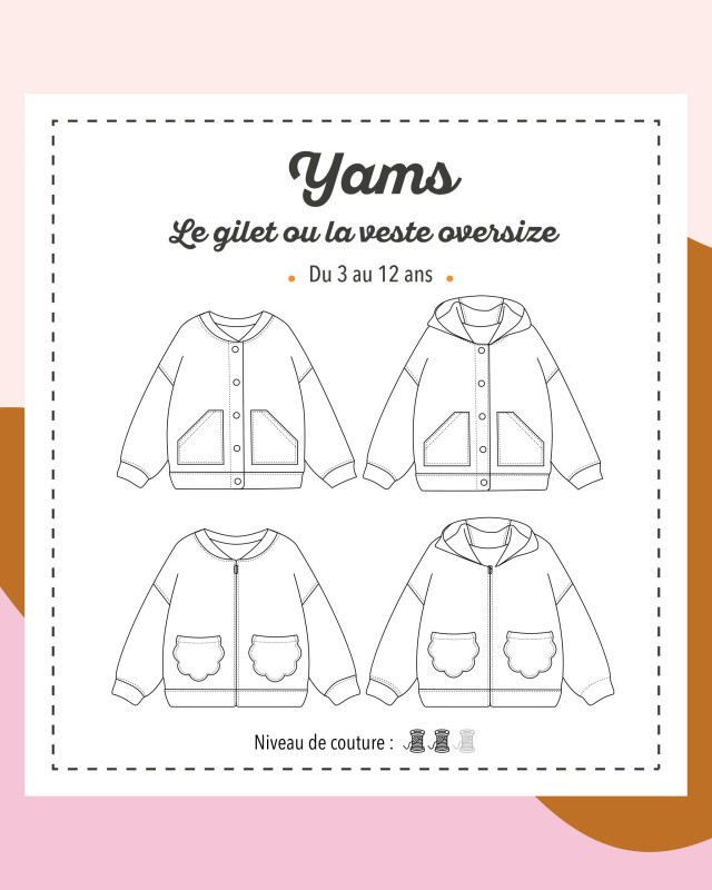 Patron Yams Enfant - Marmaï Patterns - Mercerine