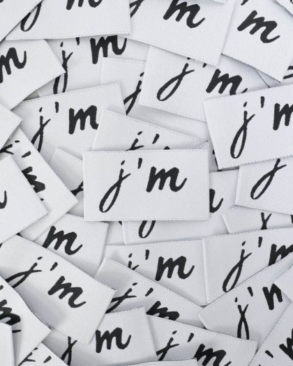 Etiquette à Coudre J'M - Mercerine