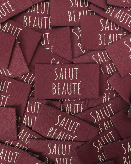 Etiquette à Coudre Salut Beauté - Mercerine