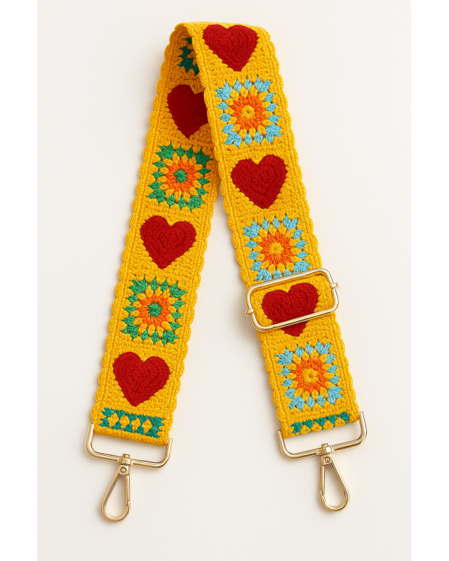 Galon Crochet Cœurs - 55mm - Mercerine